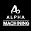 Alpha Machining logo
